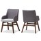 Baxton Studio Monte Mid-Century Modern Two-Tone Grey Armchair, PK2 134-7176 - alternate 1